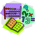 Numbers, book & an abacus