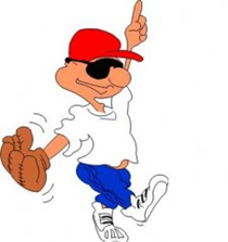 Boy with a baseball cap and glove