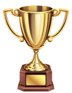 Gold trophy